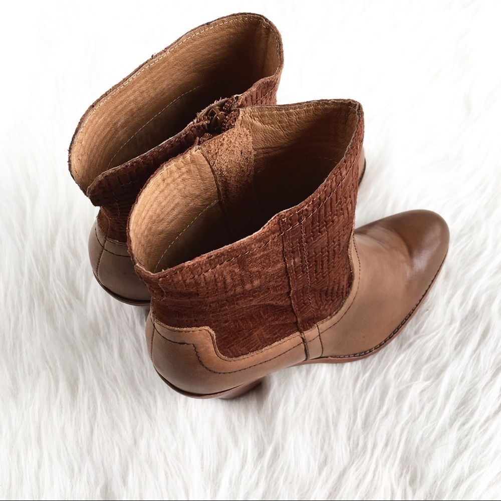 Corso Como | whiskey suede & leather western boots - Picture 4 of 9